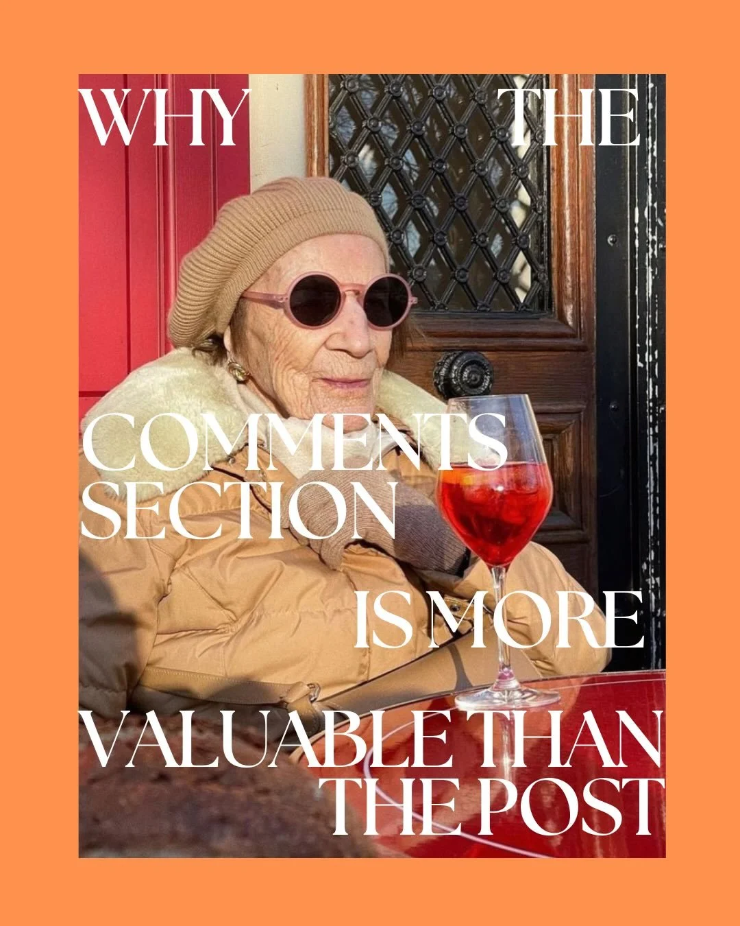 Forget the feed, the real action is happening in the comments section.

While the feed gets noisier and more polished, the comments are where the genuine connection and conversation still live. It&rsquo;s the one place the algorithm can&rsquo;t fully