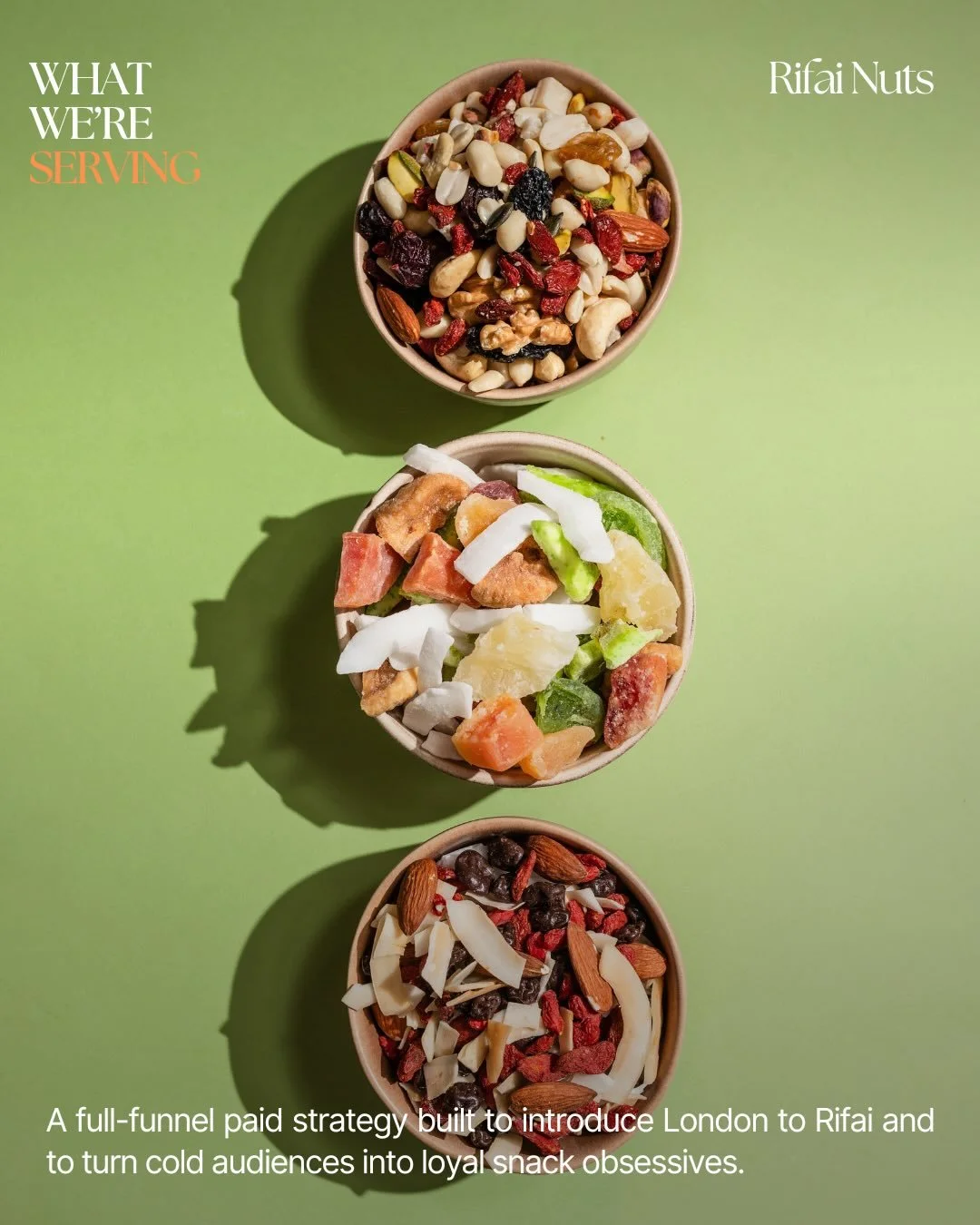 November was a whirlwind, but here&rsquo;s some of what we&rsquo;ve been working on lately!

We onboarded the brilliant team at @rifai.uk introducing their world to London with a paid strategy built for awareness, discovery and footfall into their ne