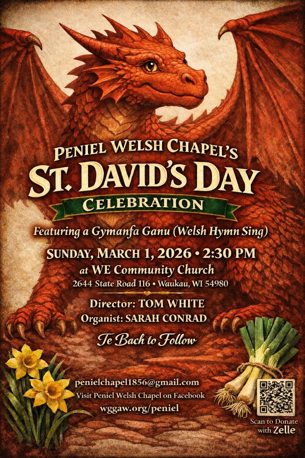 St. David's Day Hymn Sing