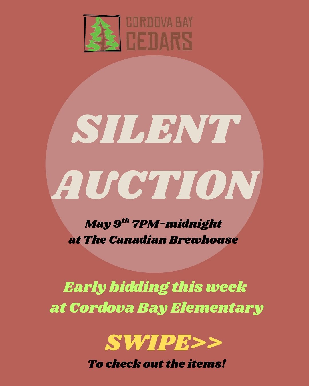 Big thanks to all our amazing donors for supporting our upcoming auction!
Join us at the 🇨🇦Canadian Brewhouse during our Parent Social Night on May 9th @7pm
✨✨Early bidding kicks off this week at the elementary school—keep an eye out for sig