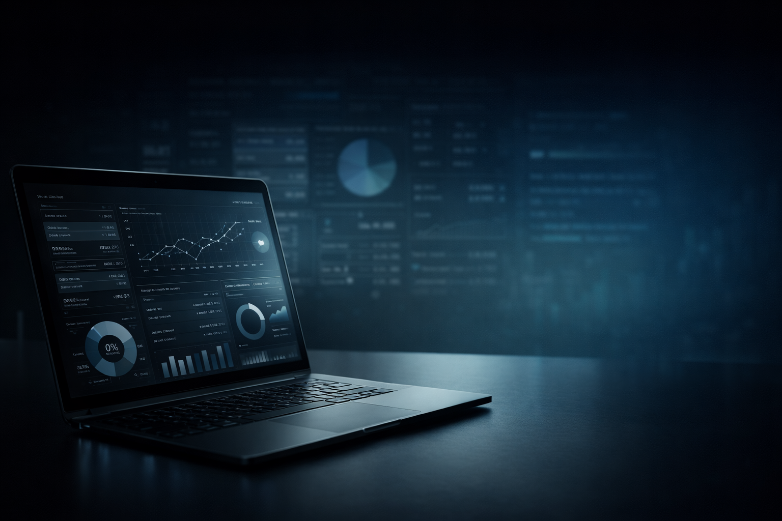 Advanced Diploma of Digital Marketing concept with analytics dashboard, performance metrics and online marketing strategy in a modern business environment