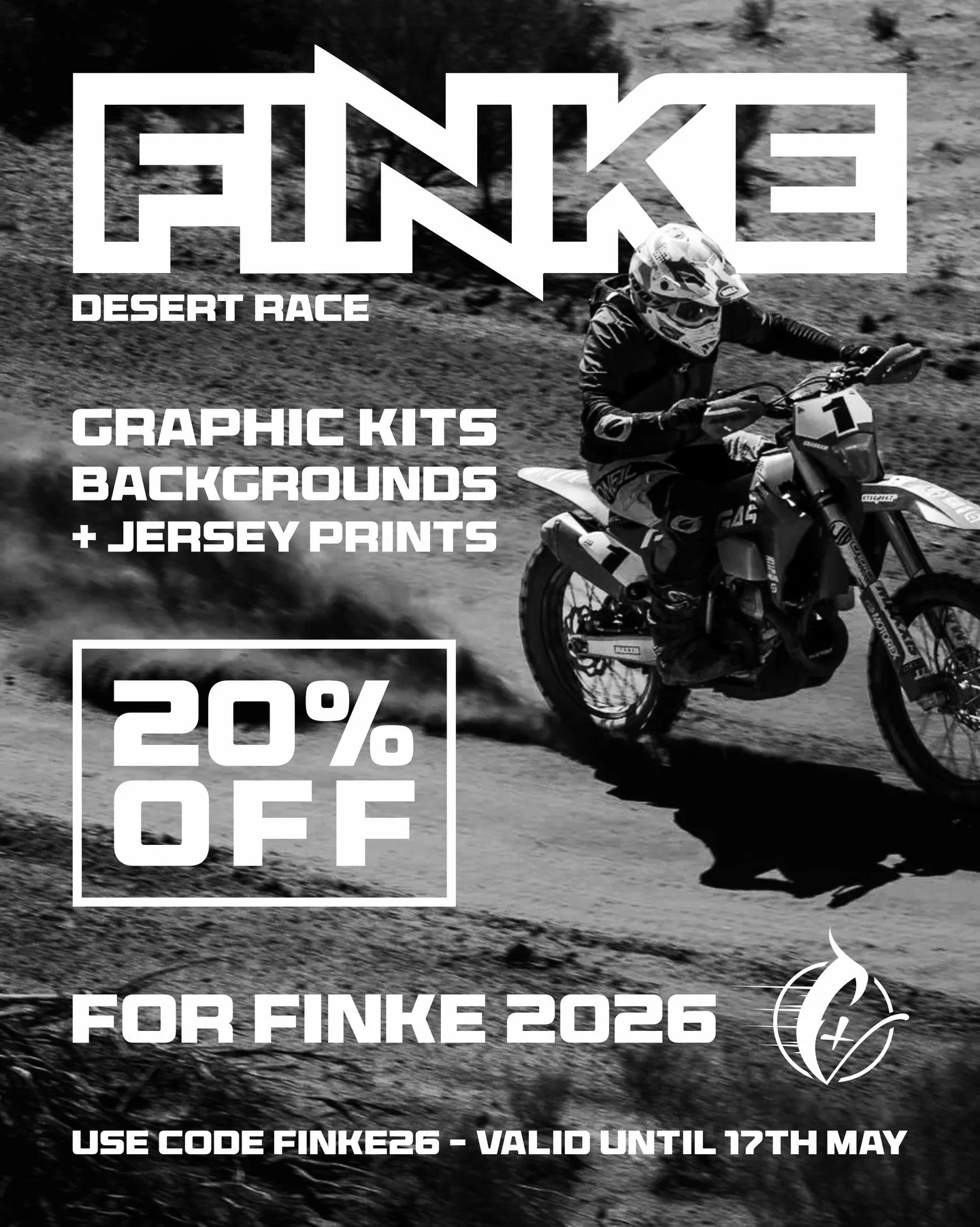 Lock in your Finke setup now with 20% off! 🏁

Graphics, backgrounds and jersey prints &ndash; all covered.

Use code FINKE26 at checkout!

www.thecollectivefamily.com.au