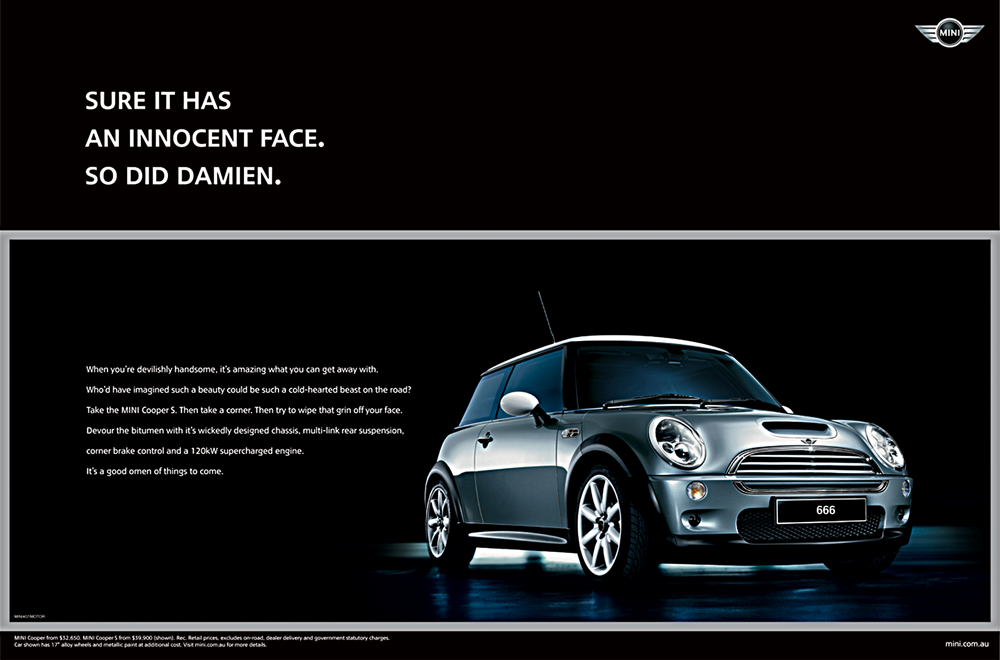 Cheeky car. Cheeky magazine double page spread.