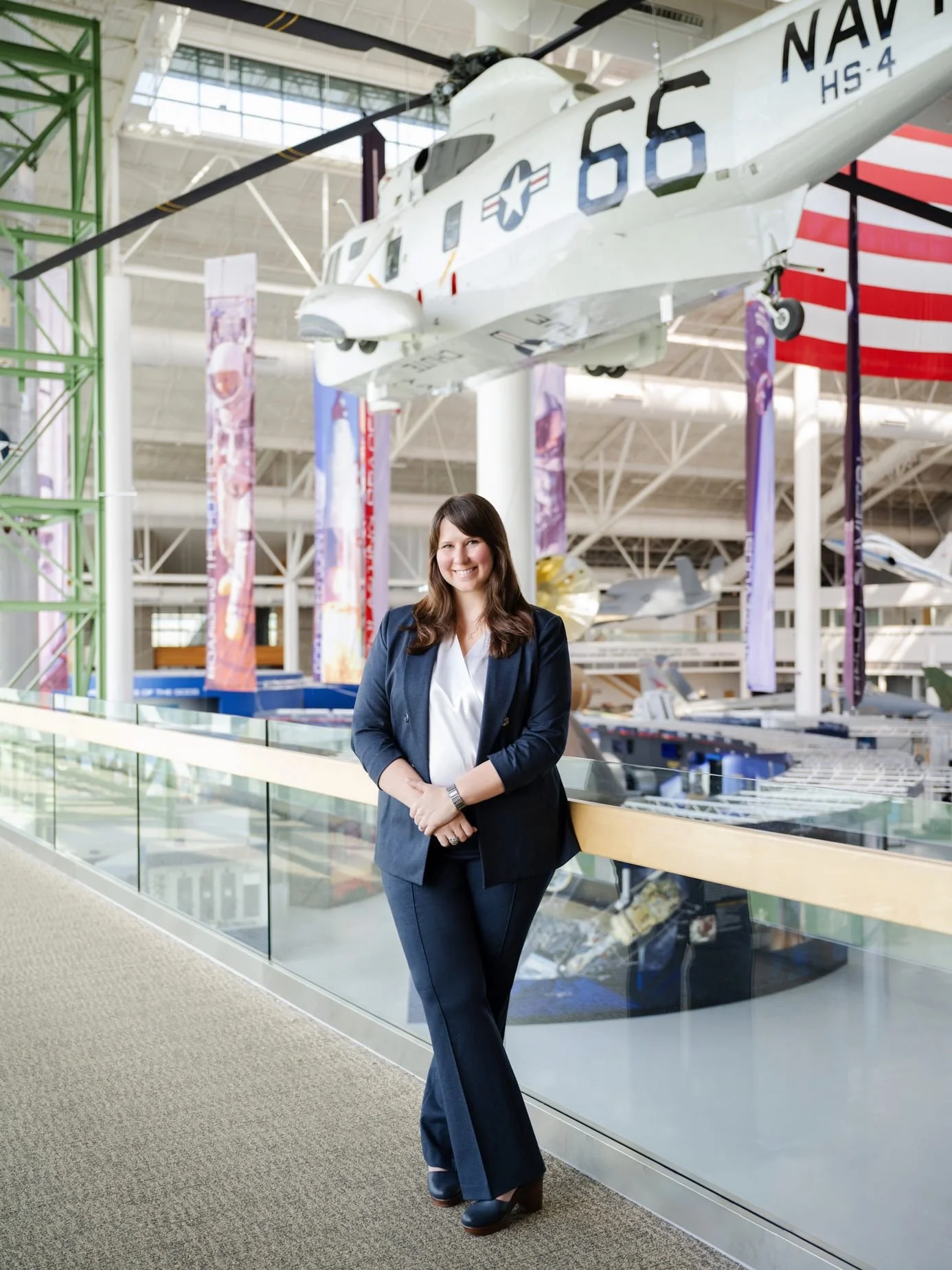 Our client Rachel works in aerospace, &amp; when she mentioned her lifelong love of space exploration, we knew the Evergreen Space Museum would be the perfect location for her brand photoshoot. 🚀

We really wanted to find a strategic setting that ti