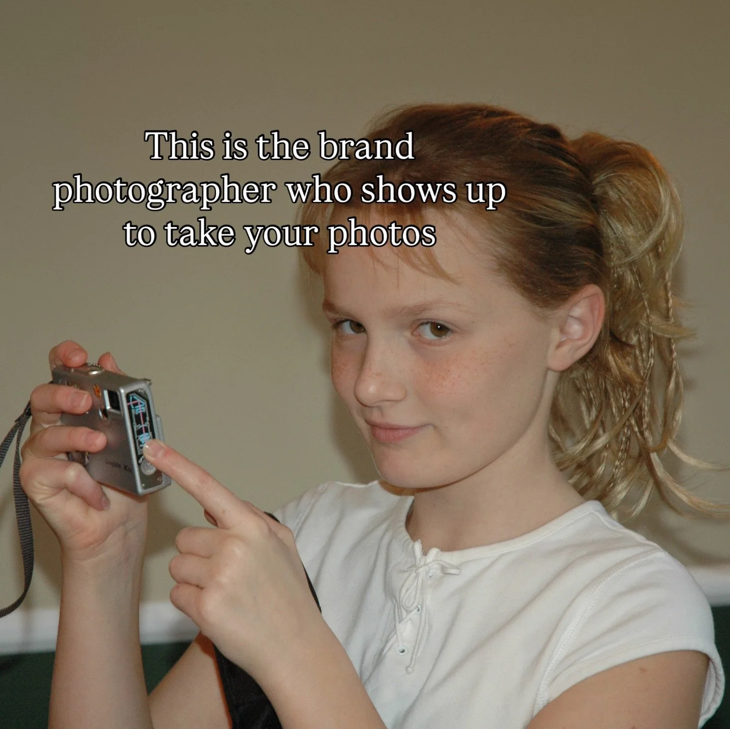 Yes, these are all photos of yours truly, deep from the archives. I've always had fire poses, sick fits, fake hair, &amp; an attitude. 🤣 What an icon.

My first digital camera (pictured) was a Minolta, &amp; I was a menace with that thing. Who knew 