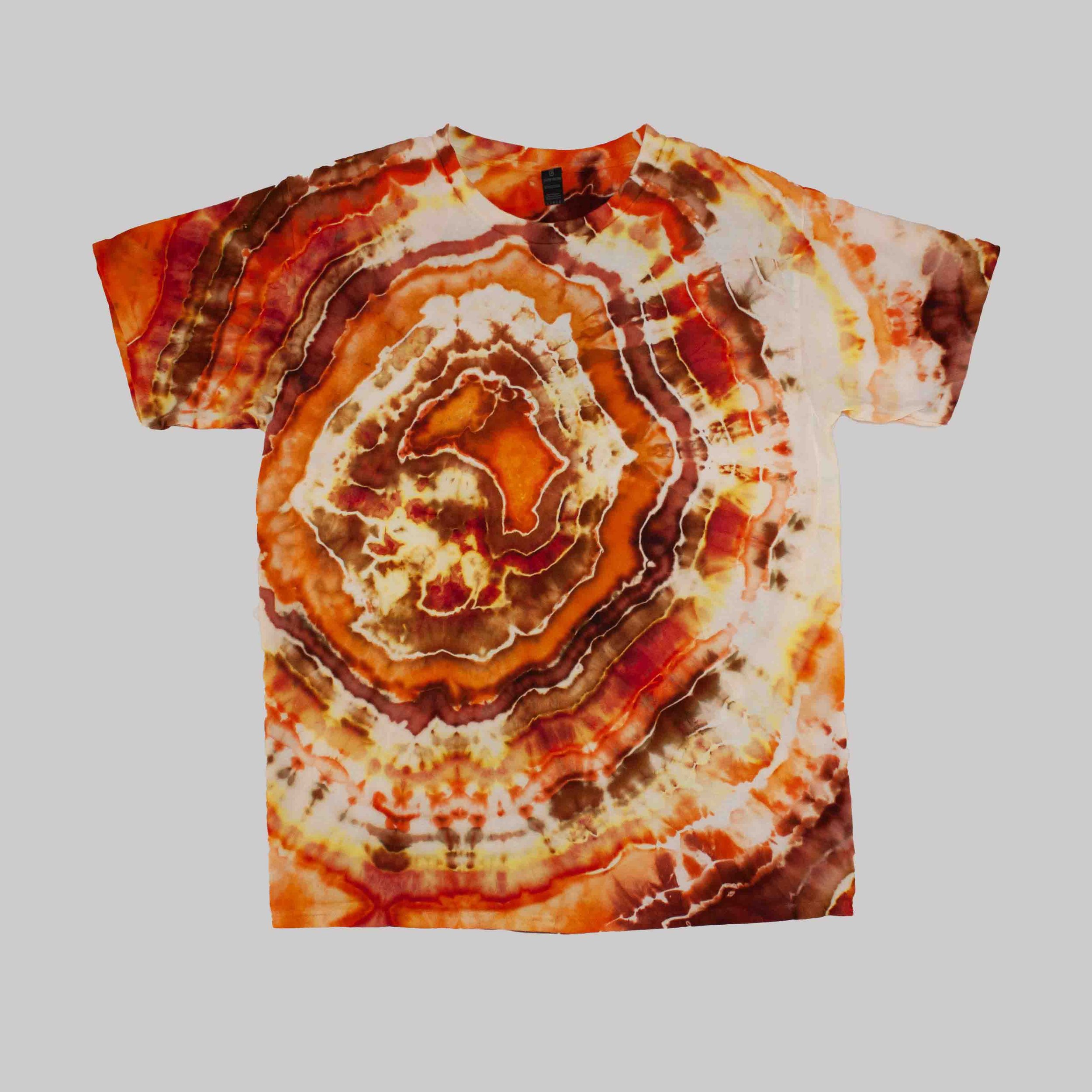 Southwest Geode Orange, Brown, Tangerine, and Pale Gold