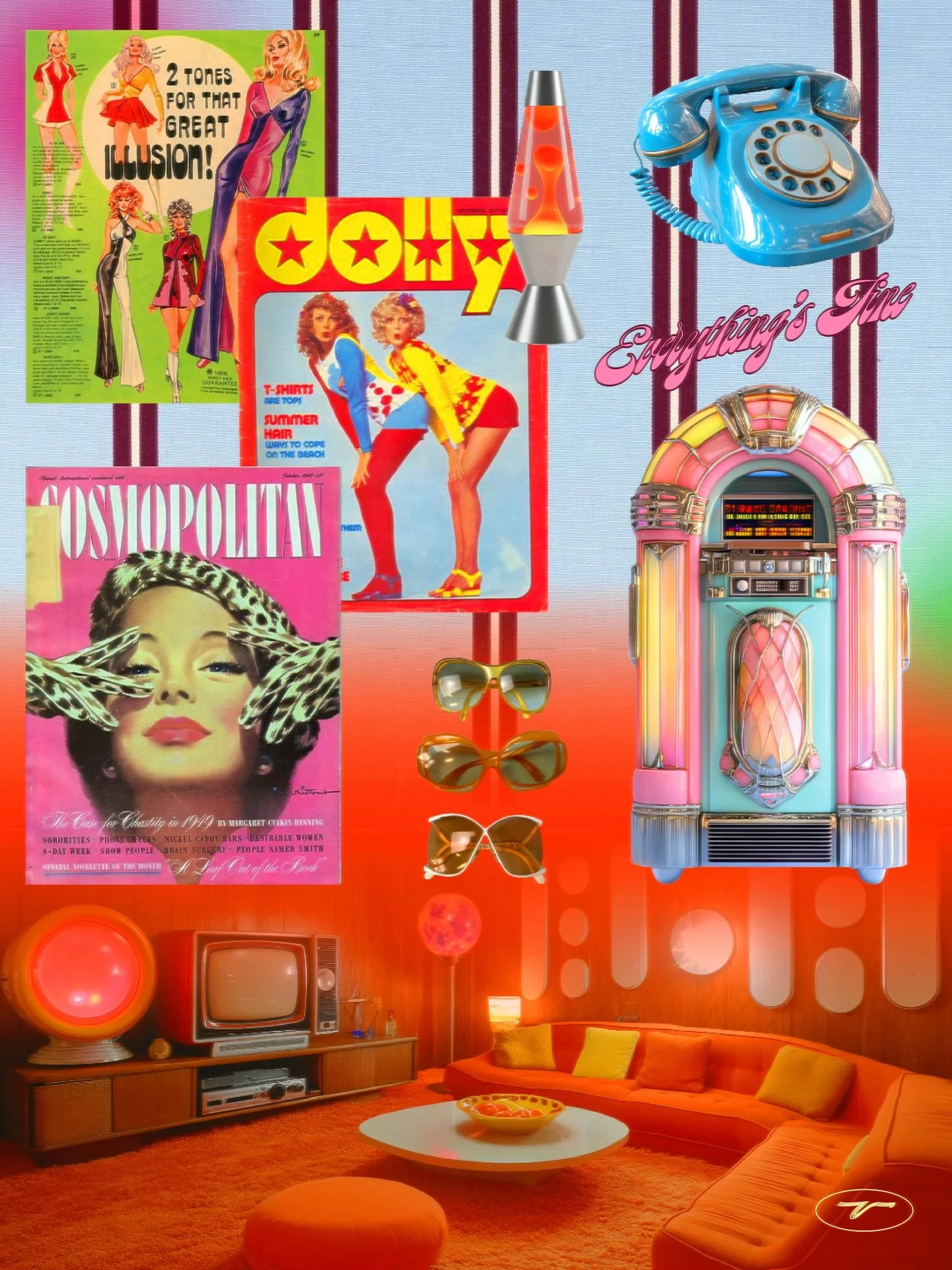 Retro Aesthetic, Modern Existential Crisis 🪩