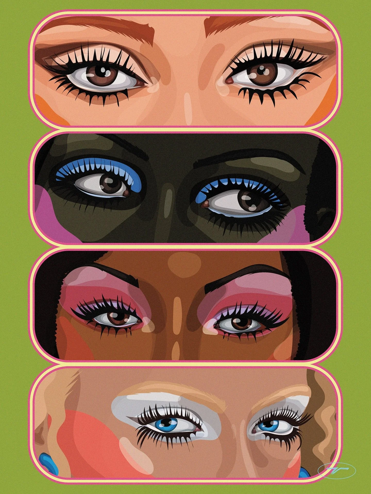 Eyes, Glam, Retro, Fierce 💋
En adoration des maquillages r&eacute;tro