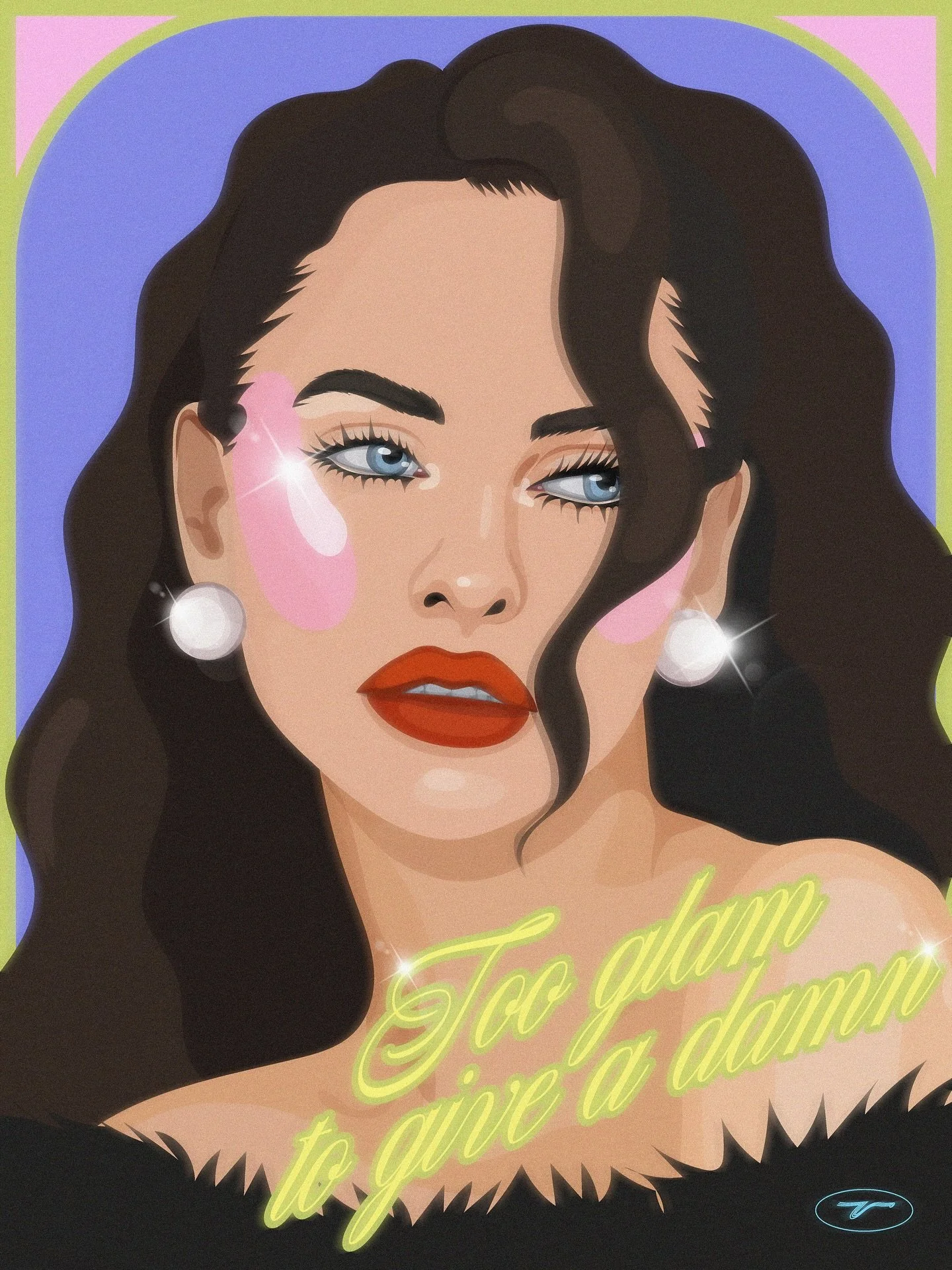 Too glam, to give a damn 💎