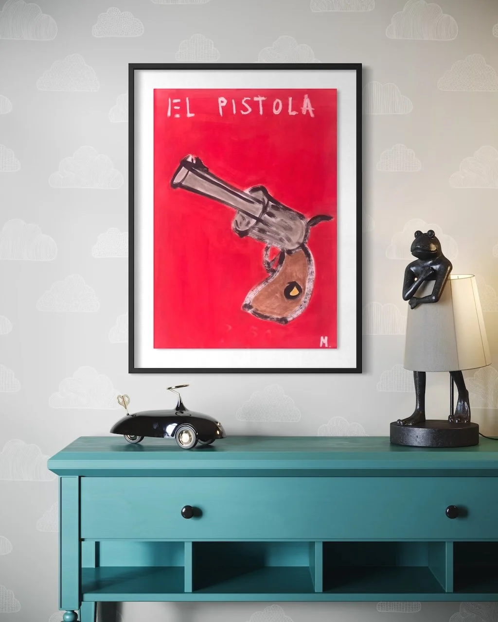 el-pistola-red-art-print-framed.jpeg