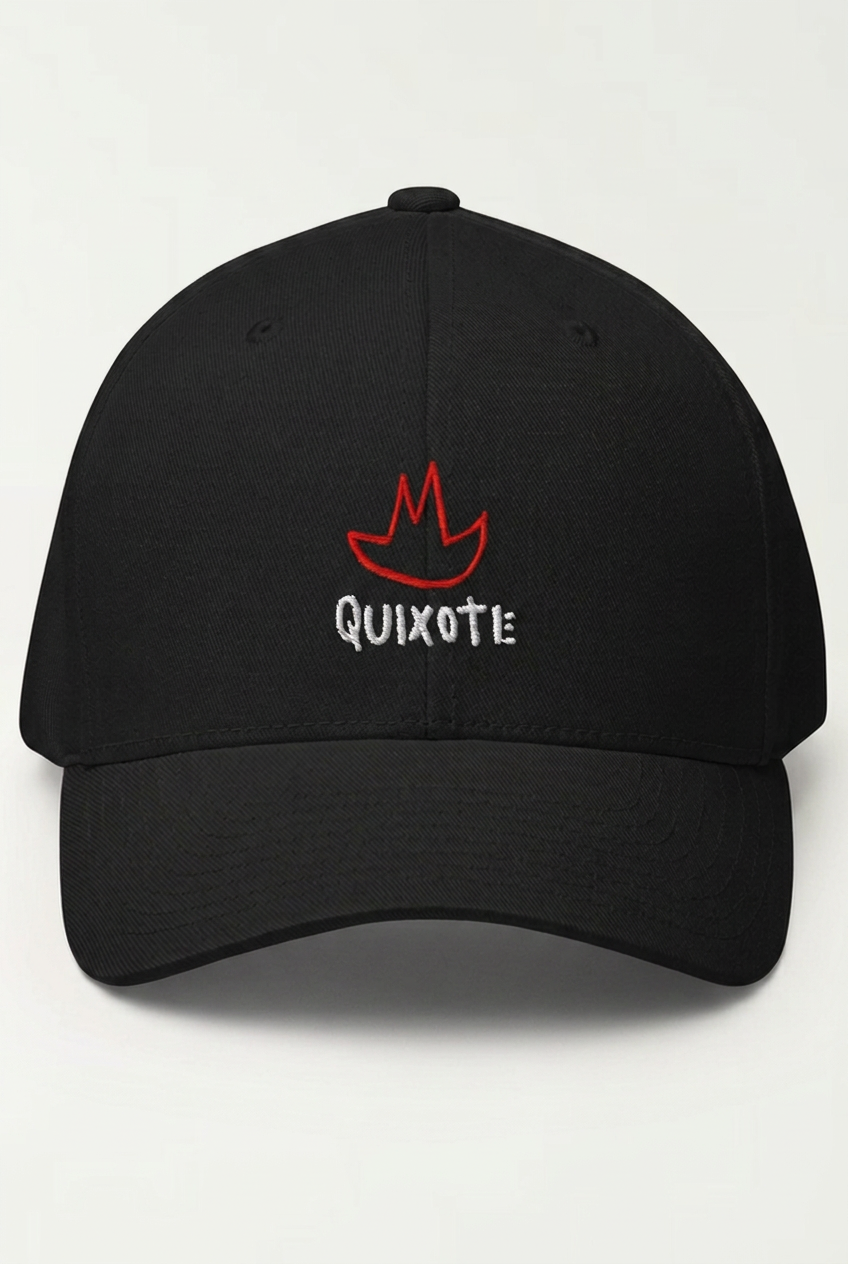 Quixote Structured Twill Cap – Classic Embroidered Cotton Hat
