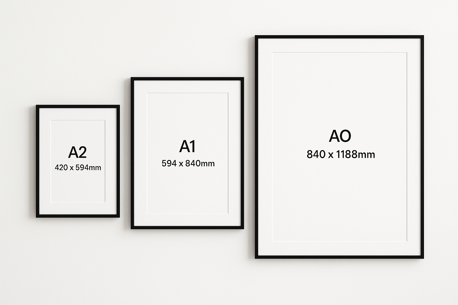 Fine art prints Art of M sizes