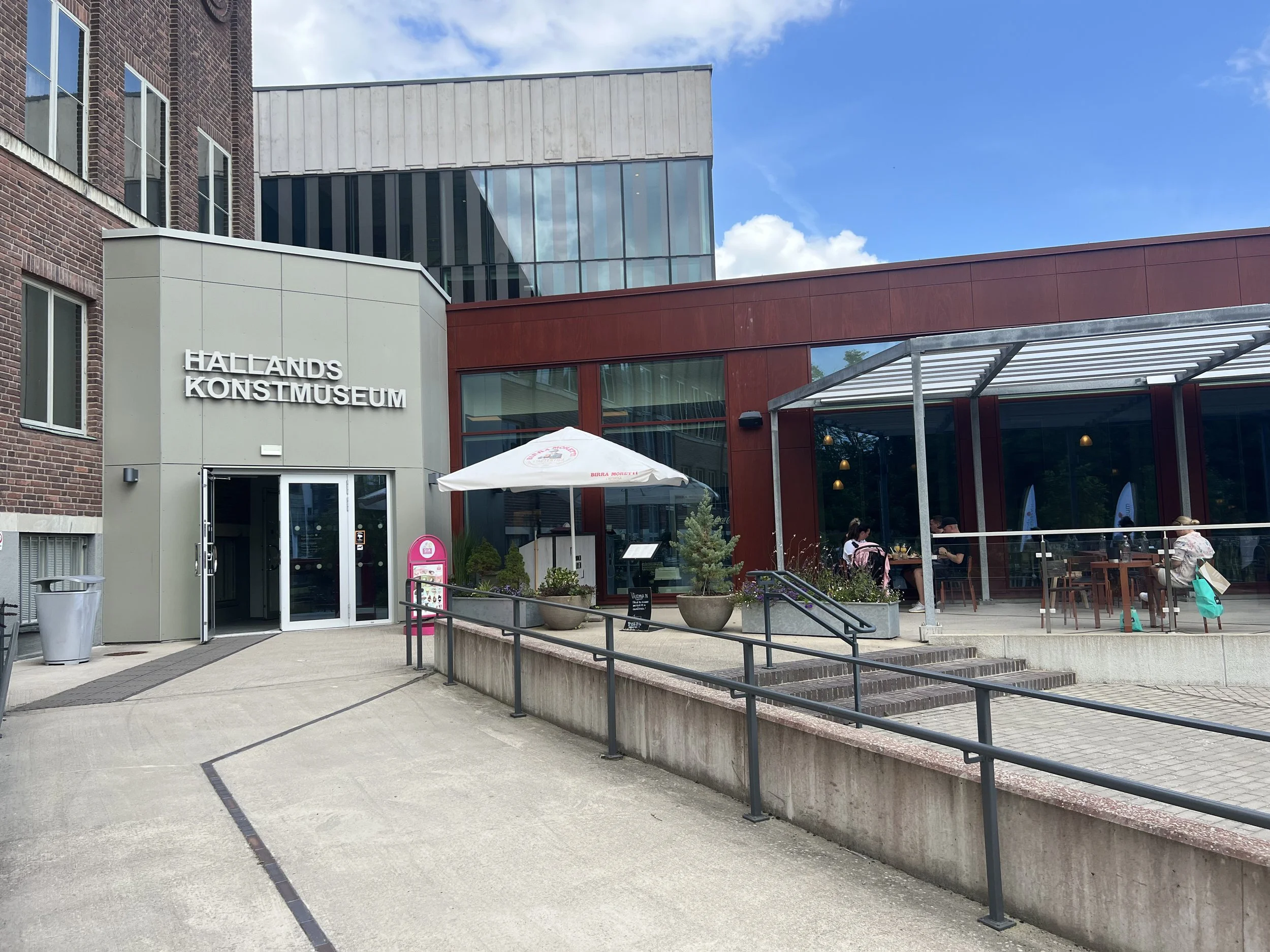 Hallands Kunstmuseum in Halmstad, Sweden. Swedish quality art museum