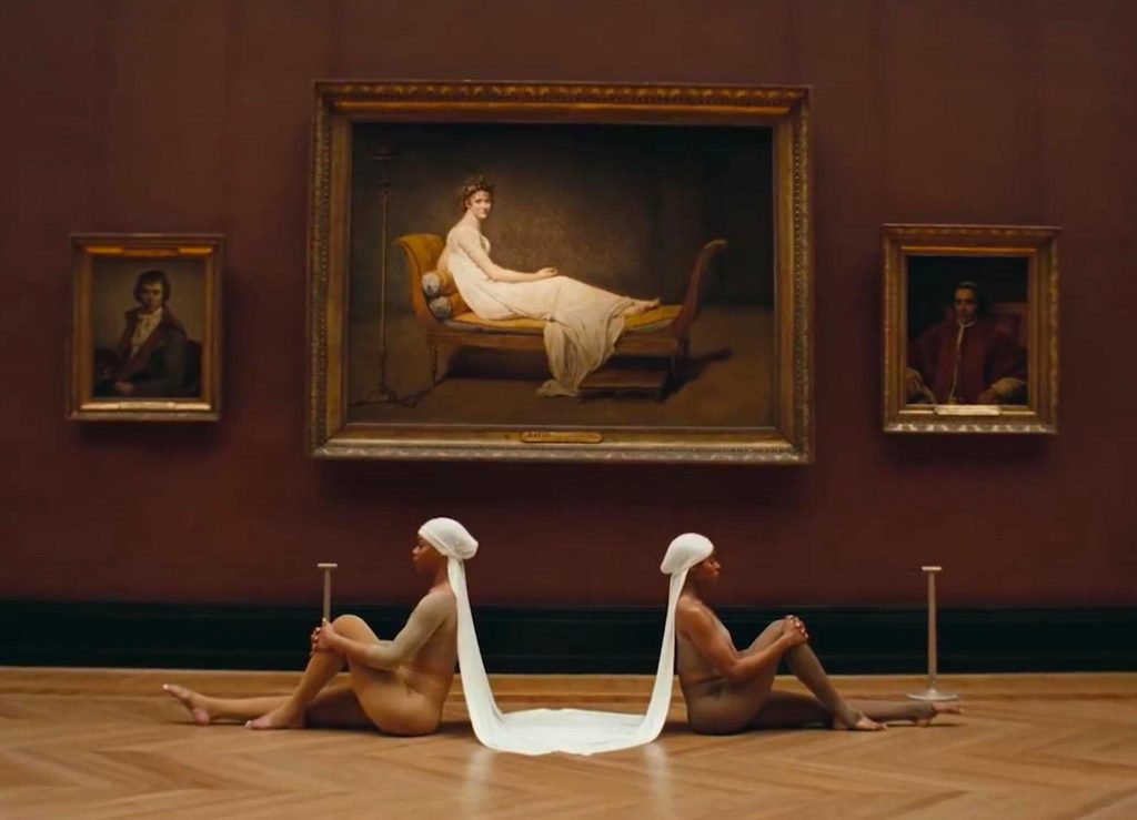 Jacques-Louis David’s Portrait of Madame Récamier in Beyoncé and Jay-Z in the music video for “Apeshit”