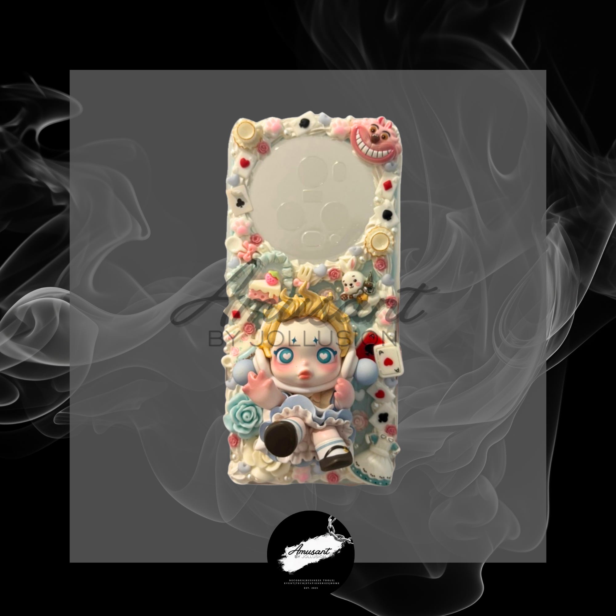 Decoden phone case (With authentic figurines)