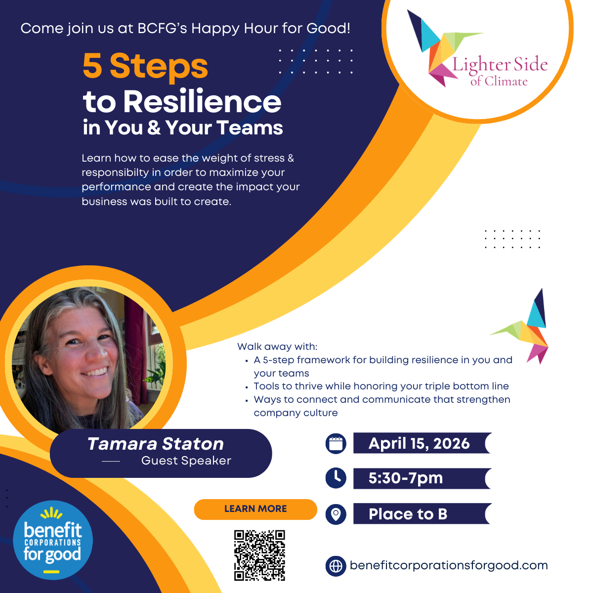 Happy Hour for Good: “5 Steps to Resilience in You and Your Teams”