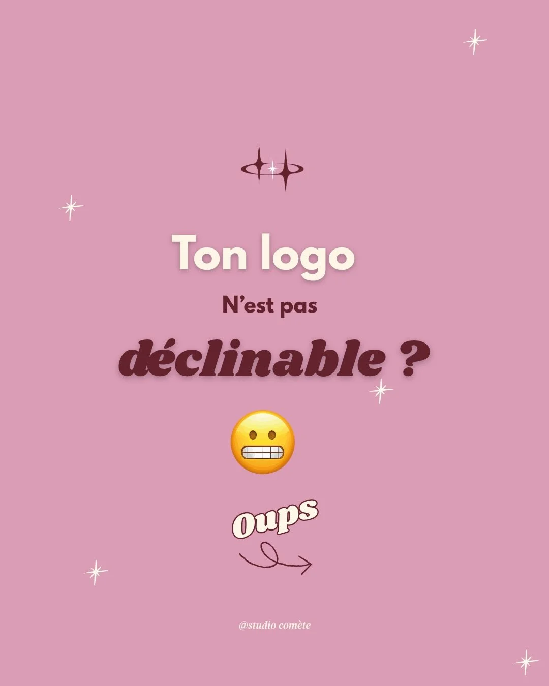 Un logo d&eacute;clinable, c'est la cl&eacute; de la coh&eacute;rence visuelle sur tout vos supports 😊

#graphisme #logo #logod&eacute;clinable #chartegraphique