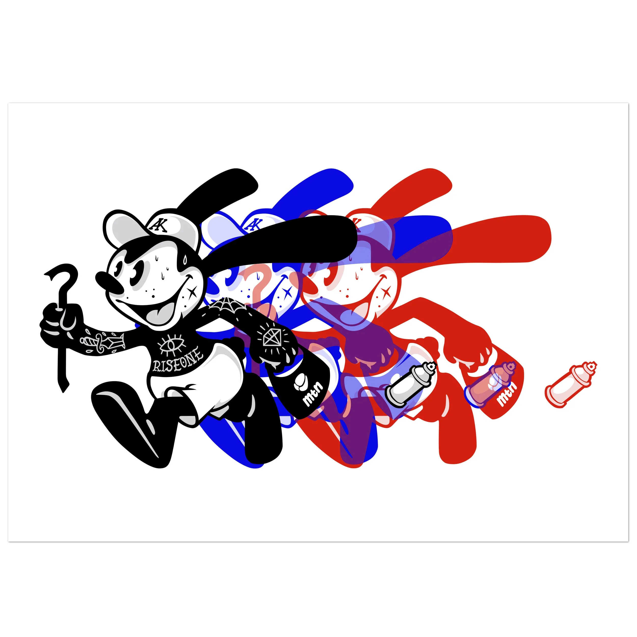 'Oswald' limited edition print