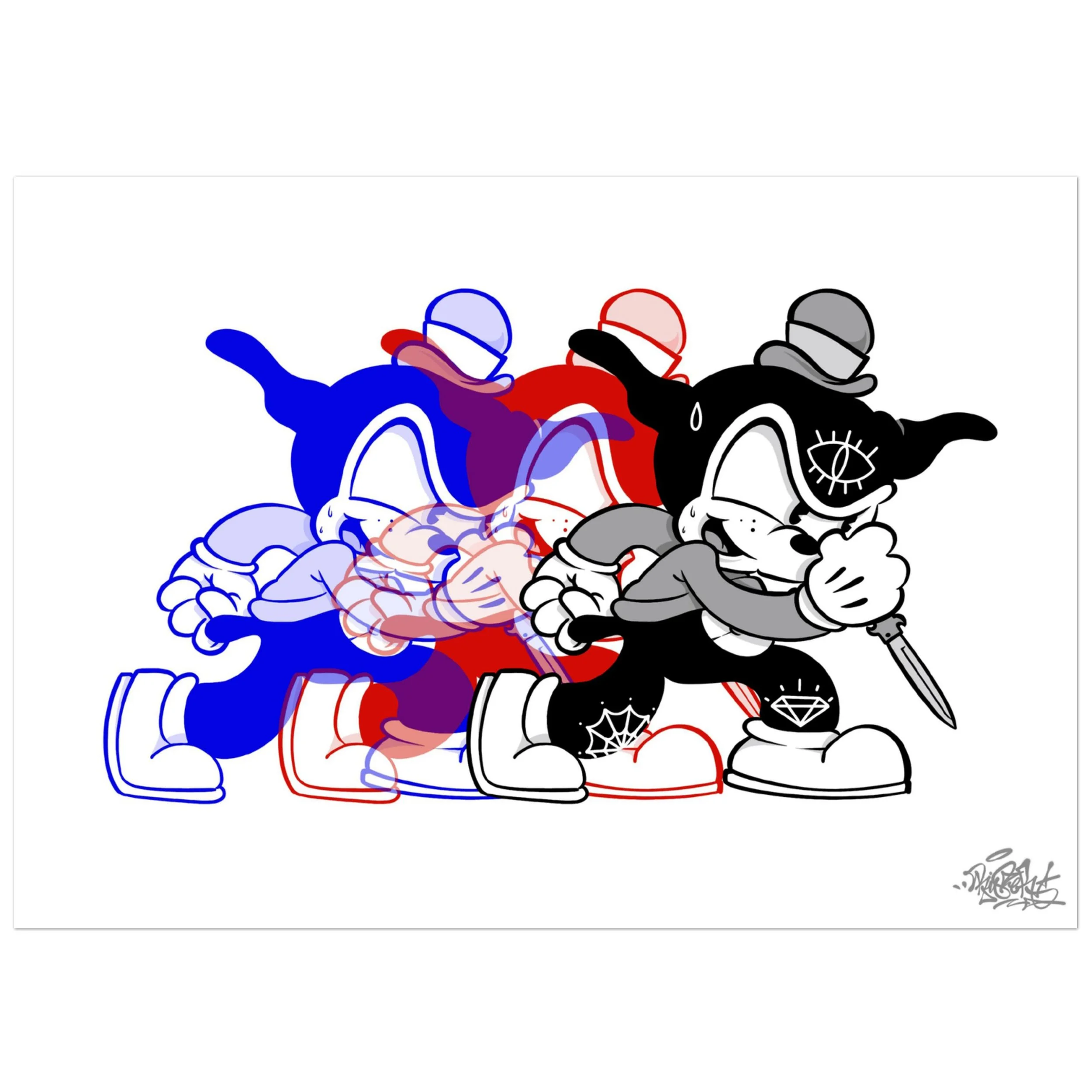 Back Stabber l Art Print