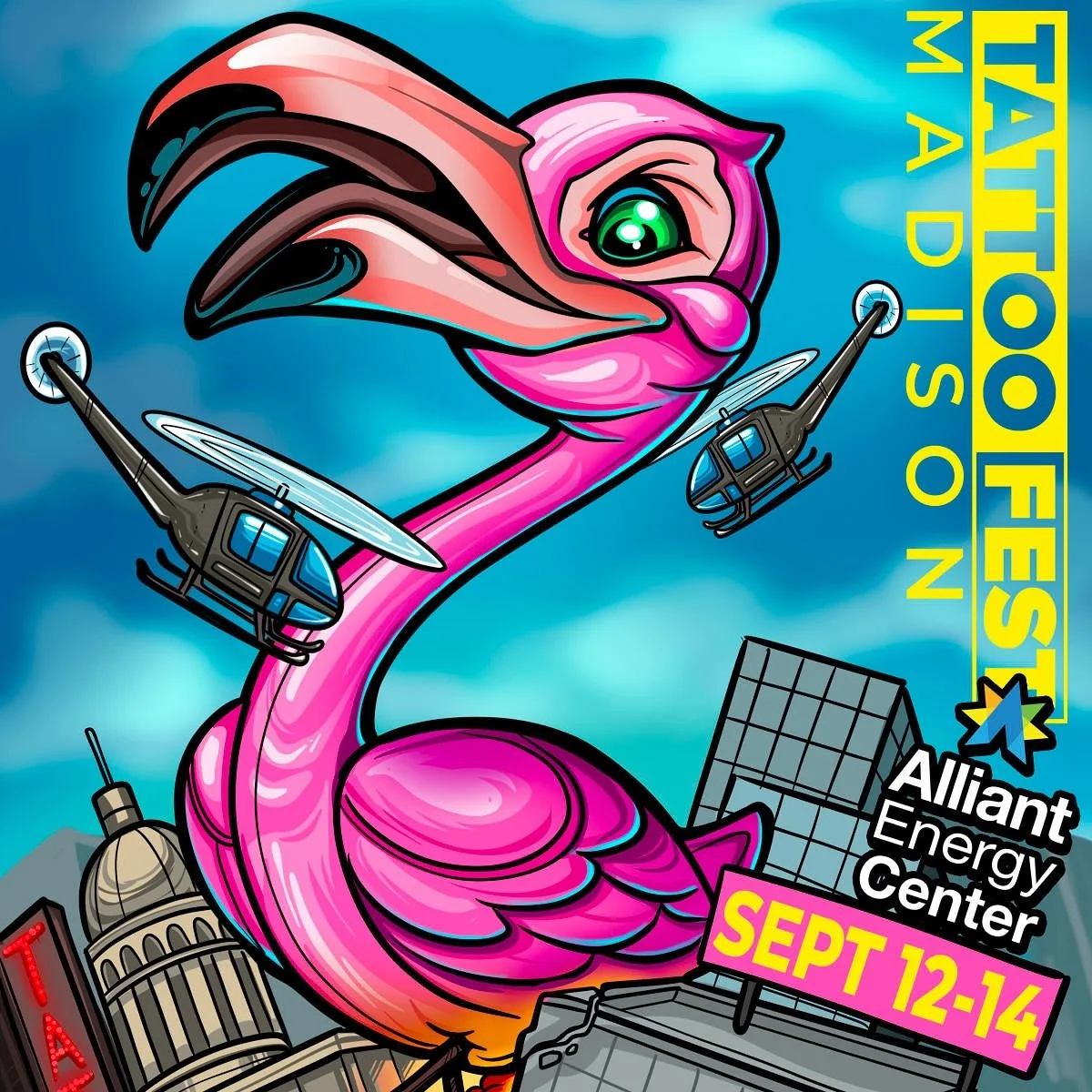 Hey everyone! This Friday, Saturday, and Sunday; Me, @drmcfrankenstein, @nikihughestattoos, and @laserwitch will be at the @madisontattoofestival this weekend!

We all have availability!

Give any of us a dm or email us to book with us today!
.
.
.
.