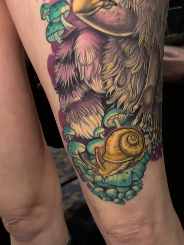 Day 1 at @villainarts @minneapolistattooartsfestival !

Thank you so much again @control_six 
@pinkwidowtattoo 
.
.
.
#raccoon #tattoo #color #illustrative #mushroom