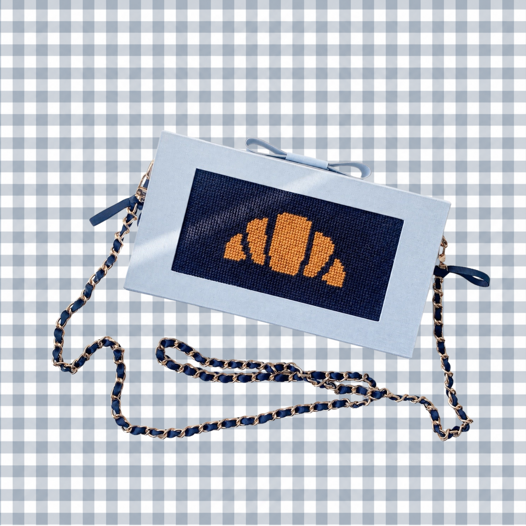 NDLPT Cartonnage Box Clutch with a 3x6" frame