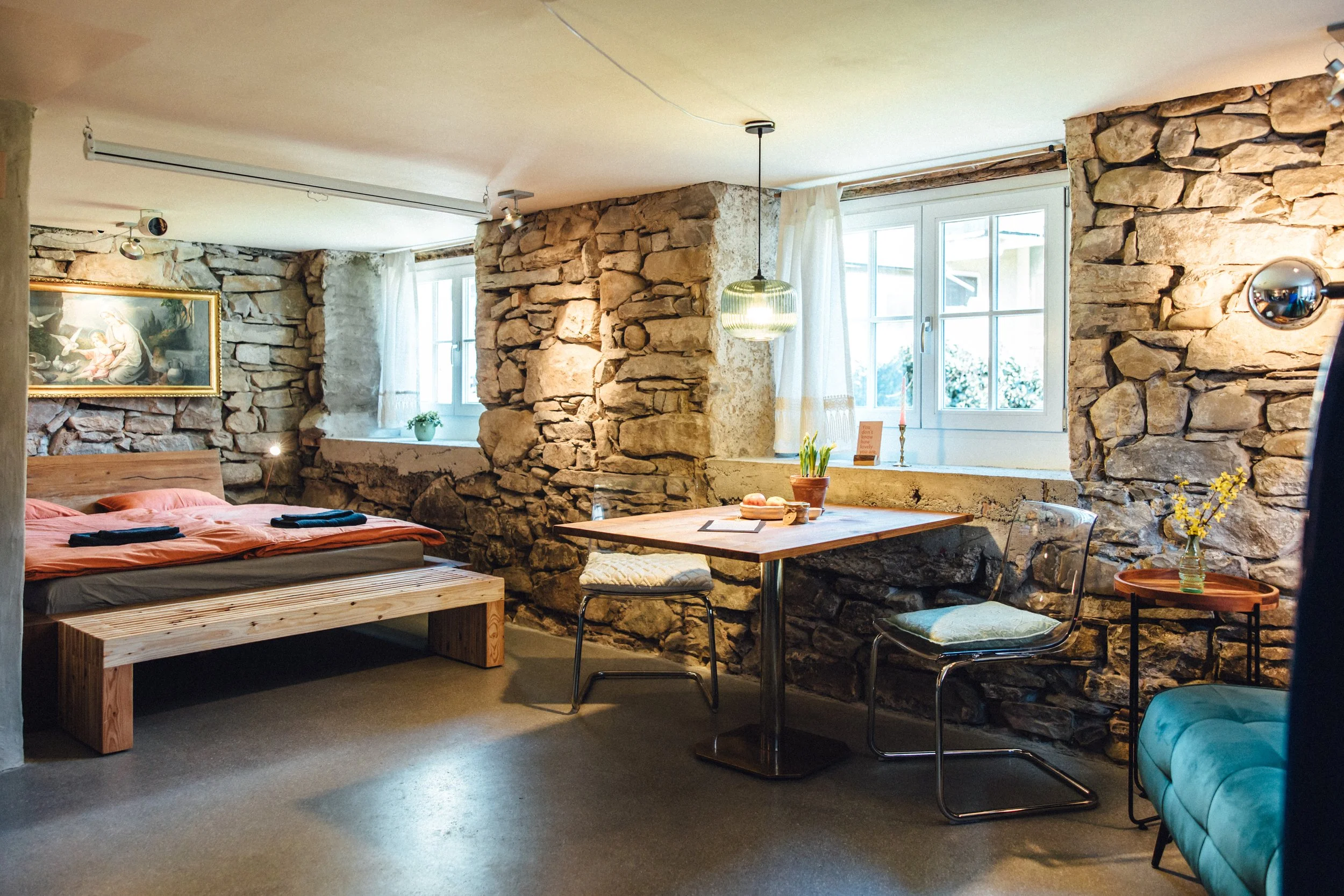 rustikale Ferienwohnung mit moderner Einrichtung