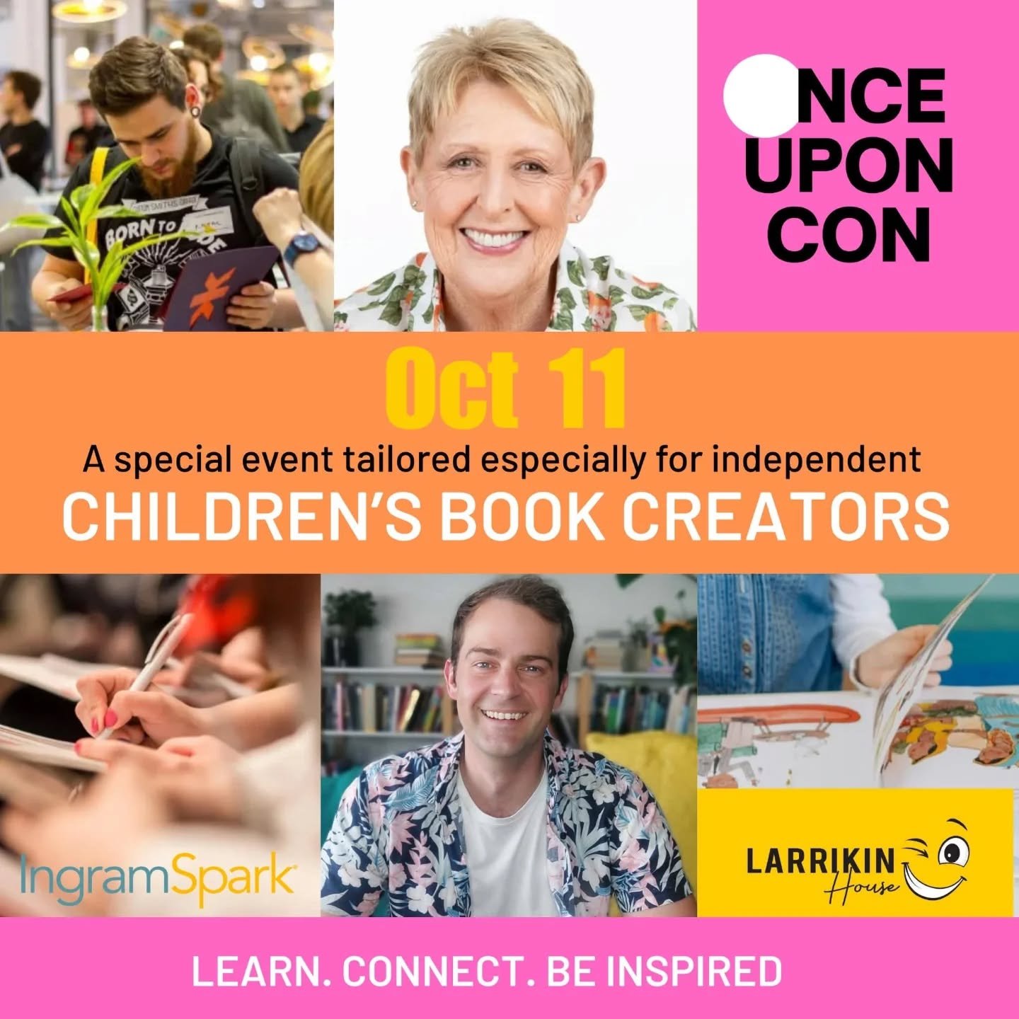 I'm so excited to be attending this amazing event, &quot;Once Upon Con&quot; in October!!

Not only are the sessions tailored for self-publishing authors and illustrators, but Mem Fox is the key note speaker!!! 

If you are interested in self-publish