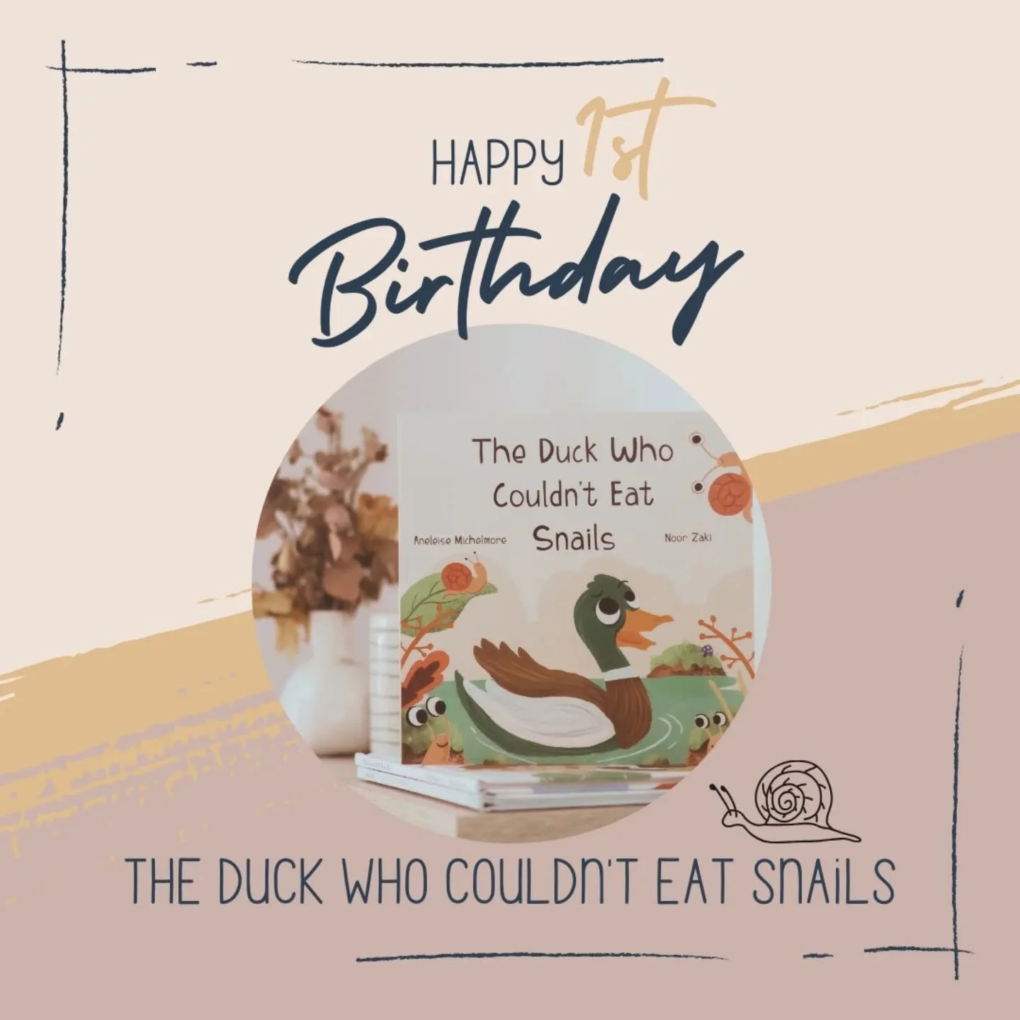 This weekend marked ONE whole year since I released The Duck Who Couldn't Eat Snails!! One whole year. I can't believe it!
Thank you to everyone who has supported me and to everyone who has purchased a copy 🩷 🦆 Your support means so much to me!