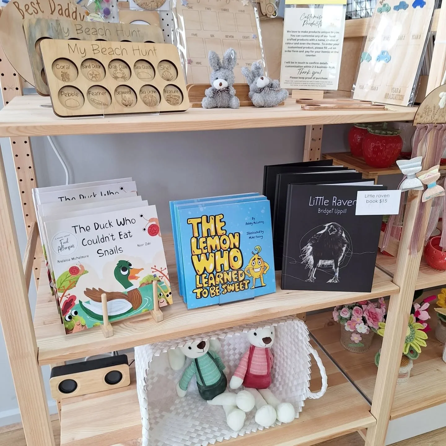 🍋🍋🍋 The Duck Who Couldn't Eat Snails has been restocked at Lemon Fizz Collective in Blackwood, and is now also available in the Mount Barker Store!! 🍋🍋🍋
.
.
#childrensbooks #foodallergies #bookaboutfoodallergies #kidsallergies #kidsbooks #to