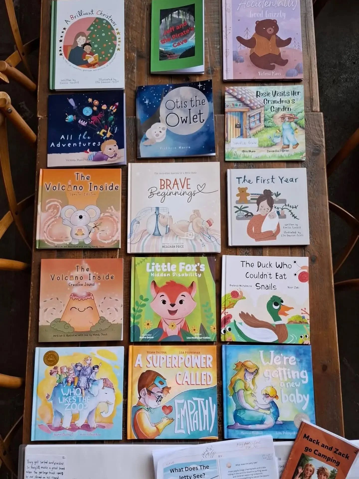 We're running out of table space 🫣

@the.playground.diaries 
@little.wings.publishing 
@imagination_illustrations_ 
@the_tunstill_tales 
@cliveandco 
@victoria_marrs_writes
@happyvalleybooks

#selfpublishingauthor #childrensbooks #authorssupportinga