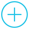 Placeholder icon with a plus sign in a circle