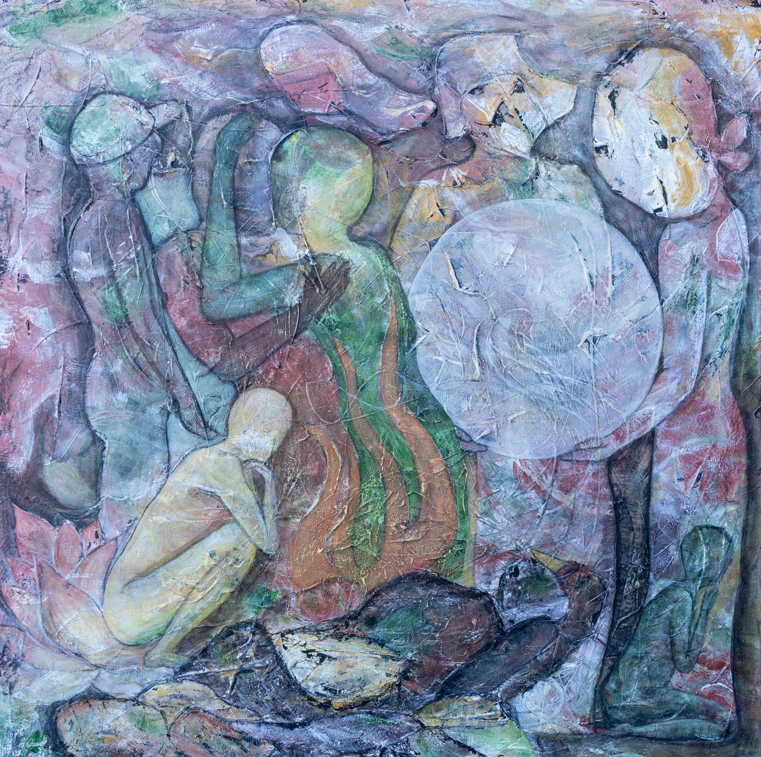 Blackbird 80x80 cm
Akryl på lerret. 7000kr Solgt