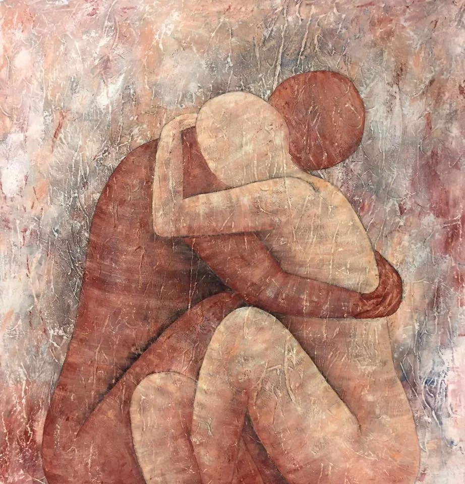90x90cm 
Akryl på lerret Solgt