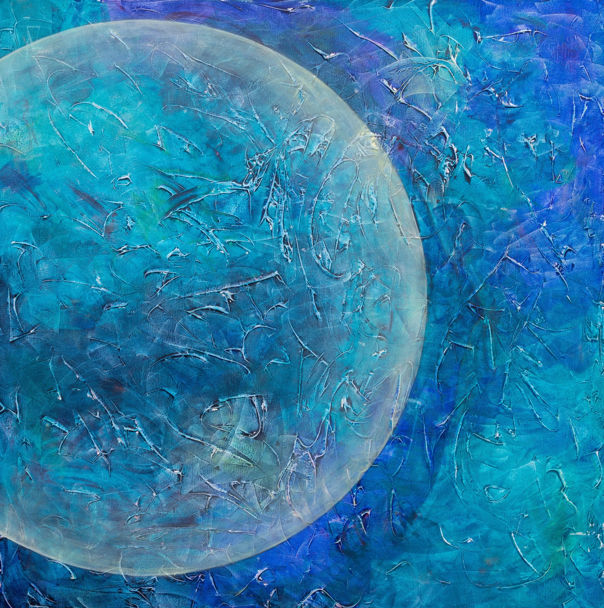 Månekraft 80x80 cm
Akryl på lerret. 8000kr 