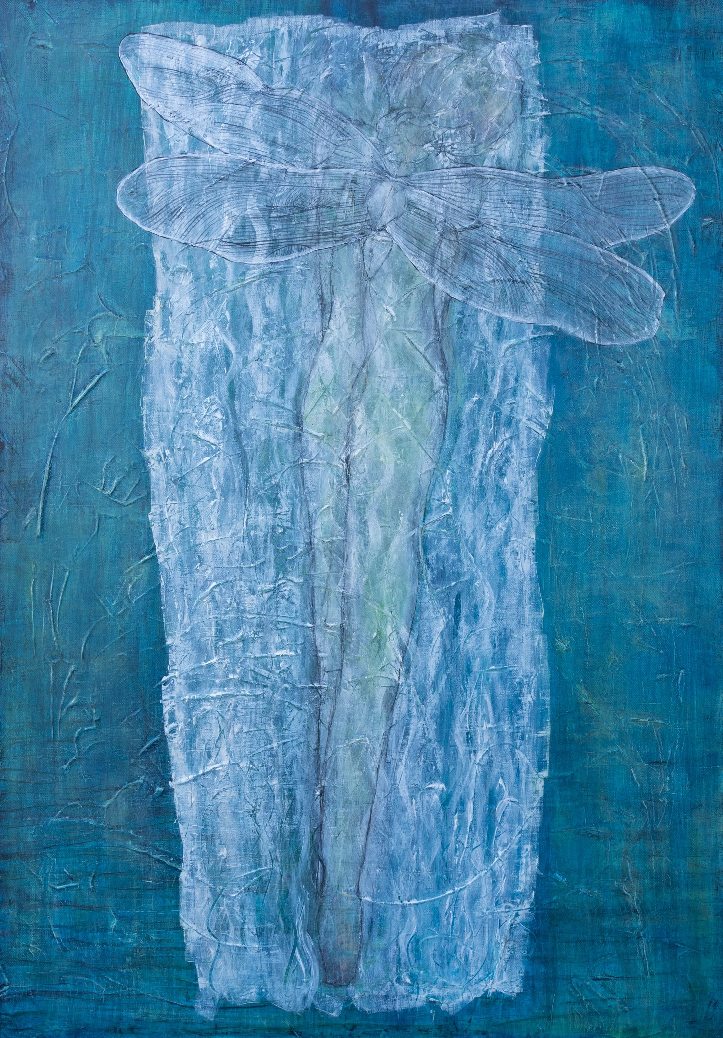 The veil 60x80 cm
Akryl på lerret. 6000kr 