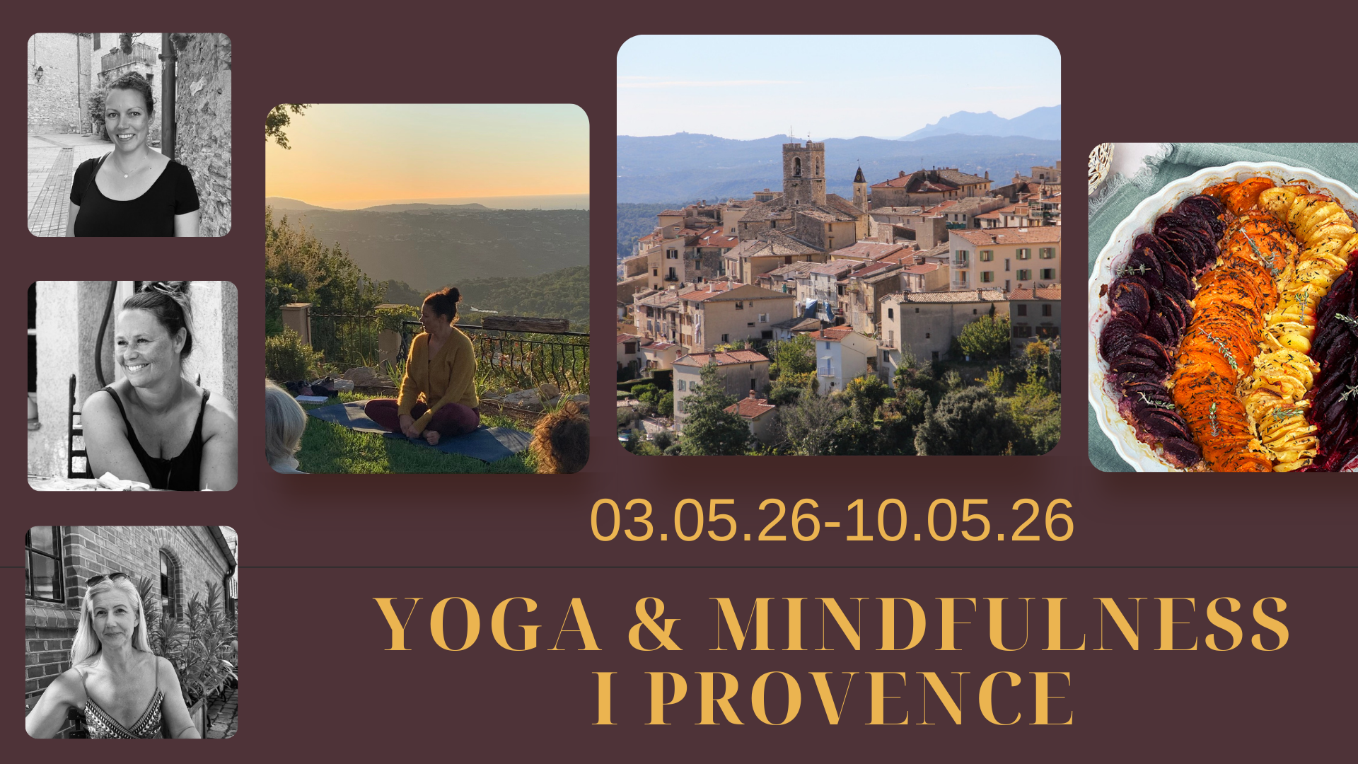 Yoga og Mindfulness i Provence   Mai 2026