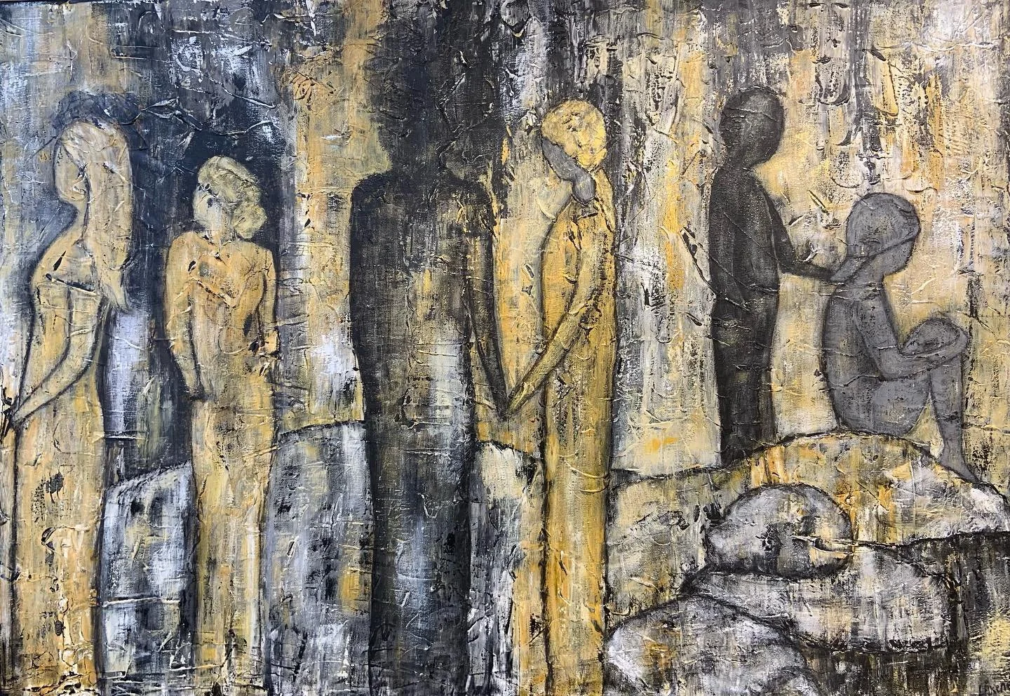 80x100cm
Akryl på lerret Solgt