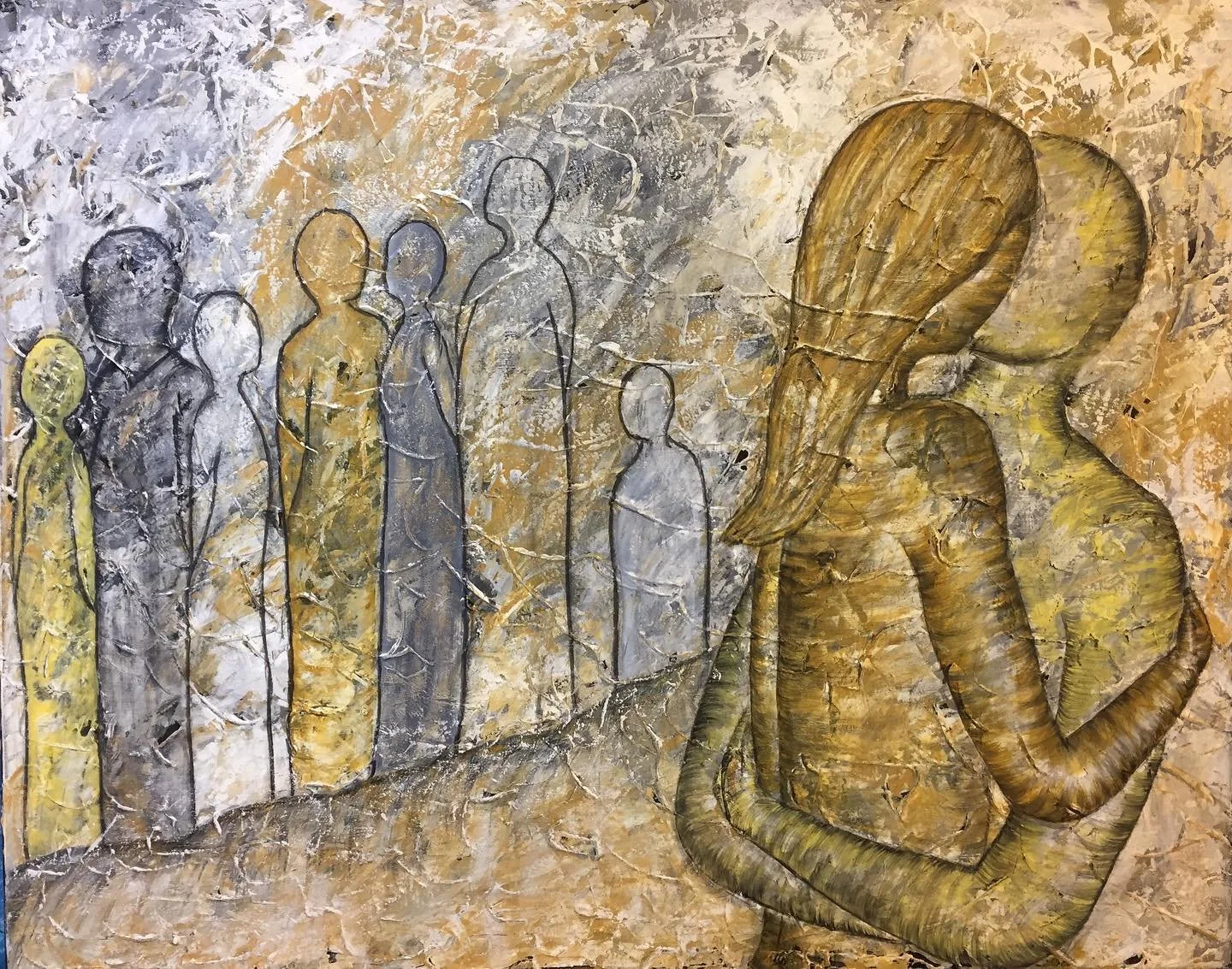 80x100cm
Akryl på lerret Solgt