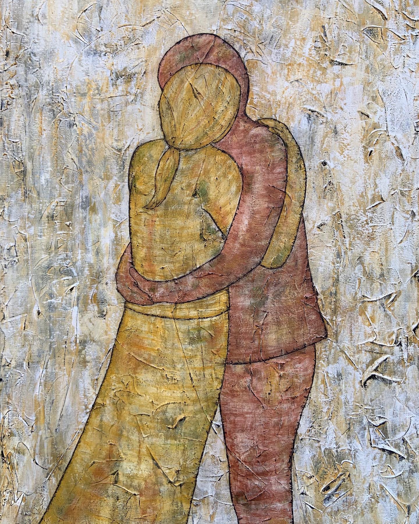 Sammen 80x100cm
Akryl på lerret Solgt