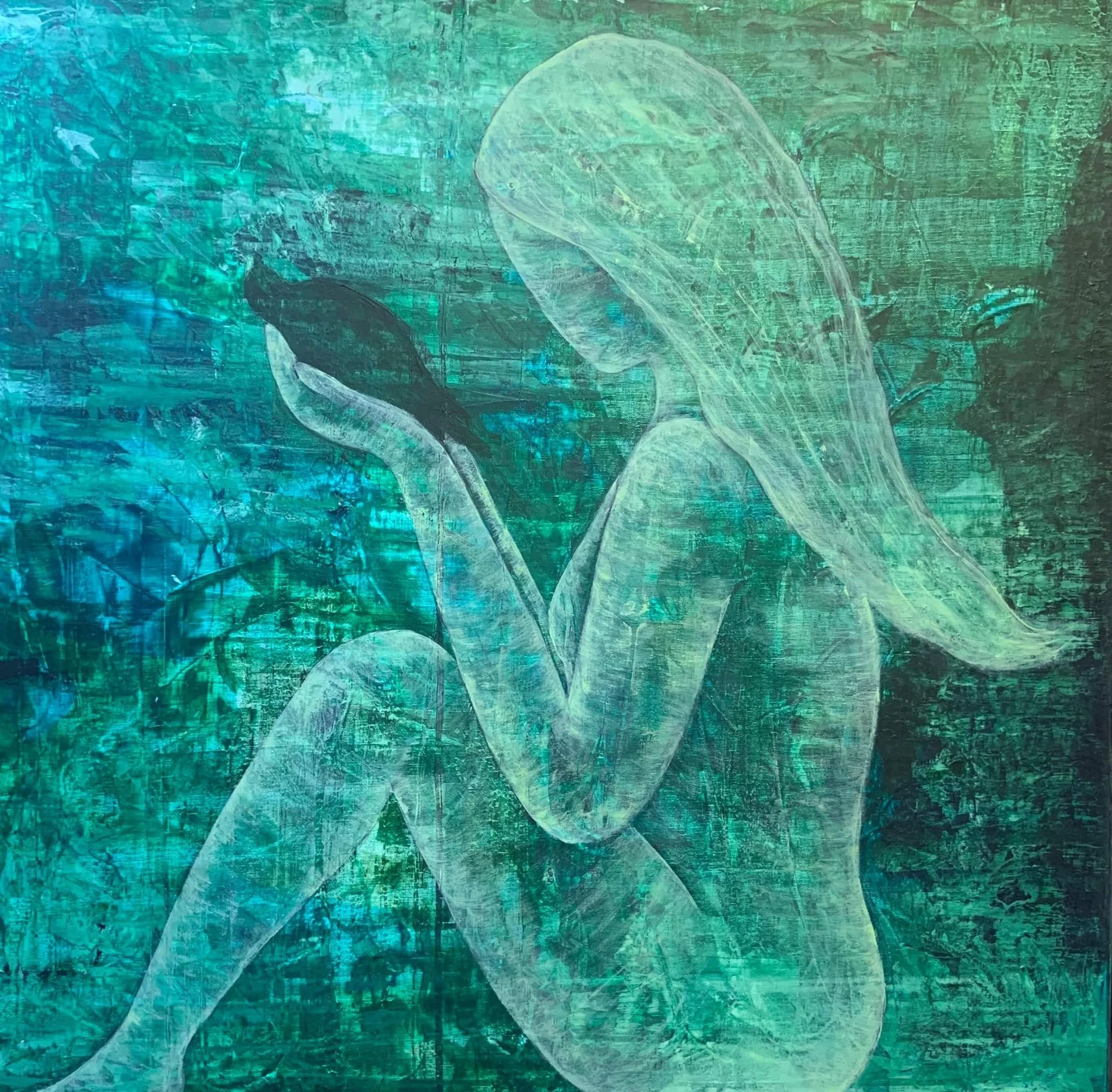 Håp 80x80 cm
Akryl på lerret. 7000kr Solgt