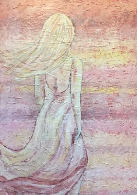 På vei 80x100cm
Akryl på lerret Solgt