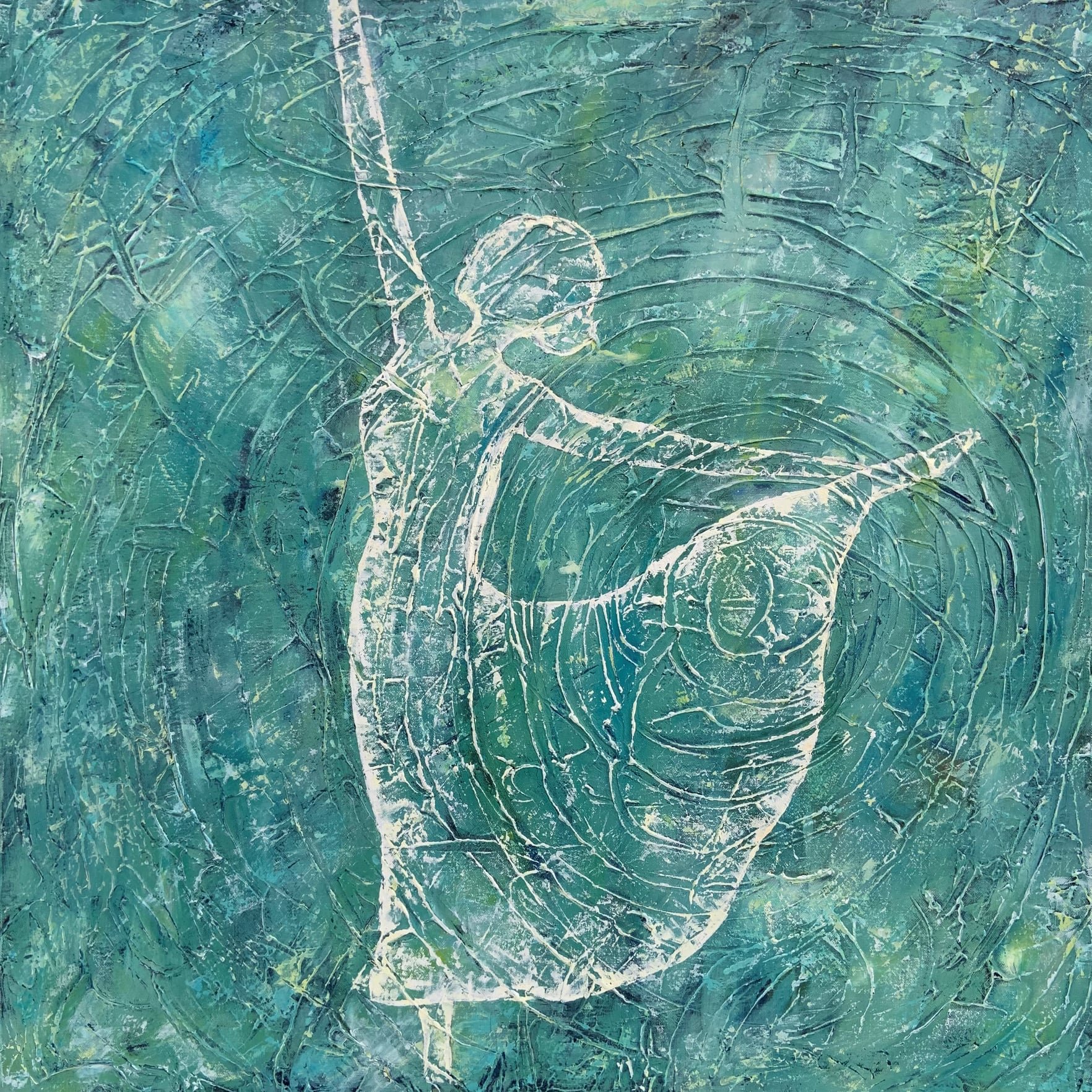 Balanse 80x80 cm
Akryl på lerret Solgt