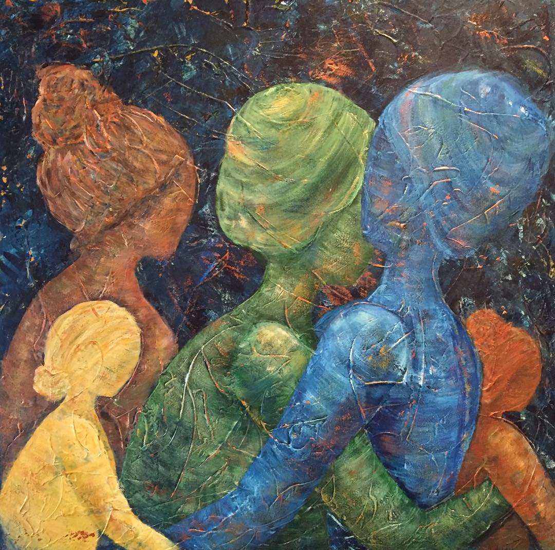 Sisterhood 80x80cm
Akryl på lerret Solgt