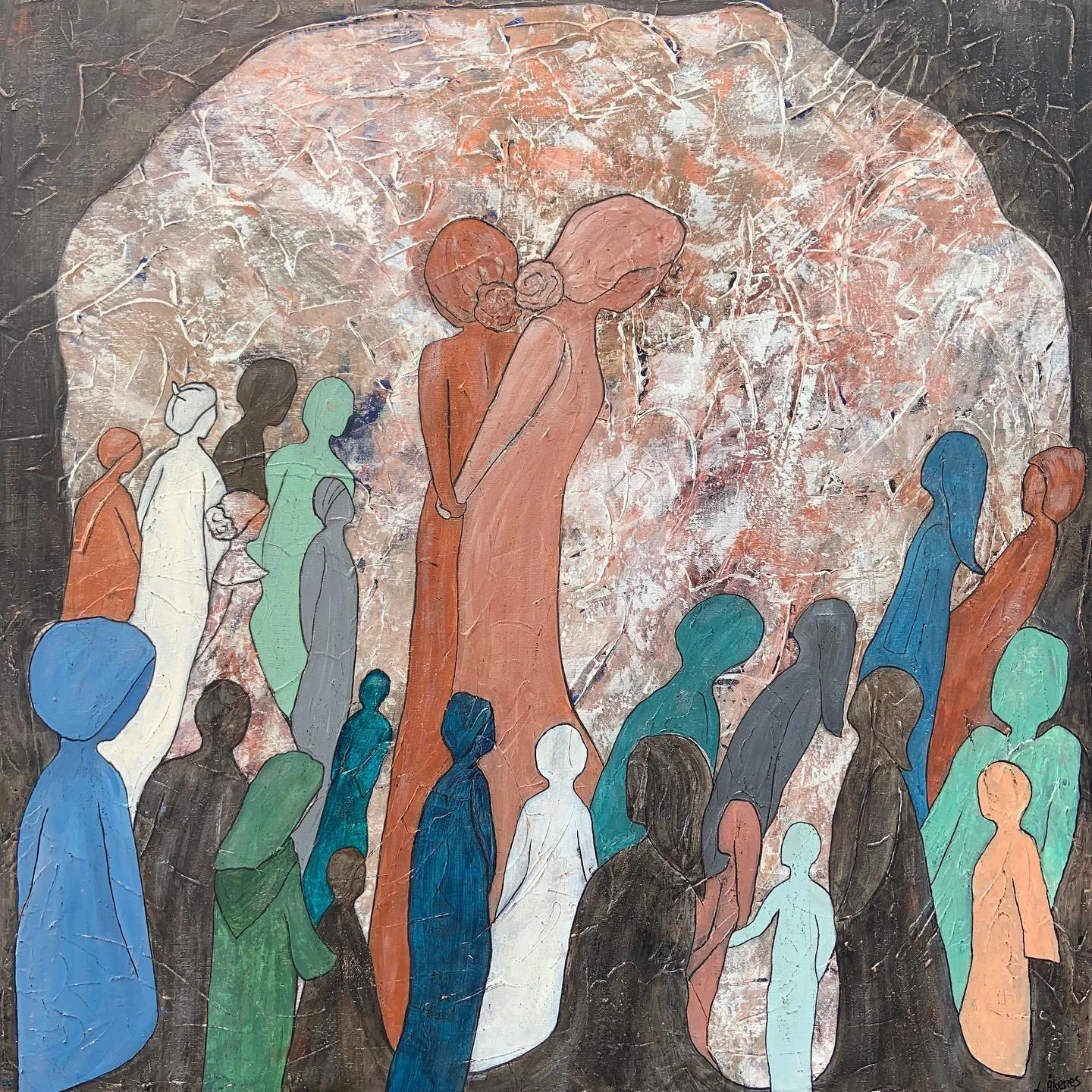 Me, myself & I, 80x80cm
Akryl på lerret Solgt