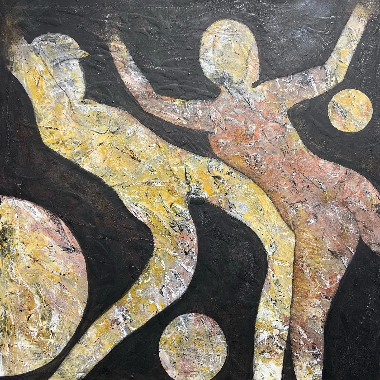 U.T. 90x90 cm
Akryl på lerret. 8000kr Solgt