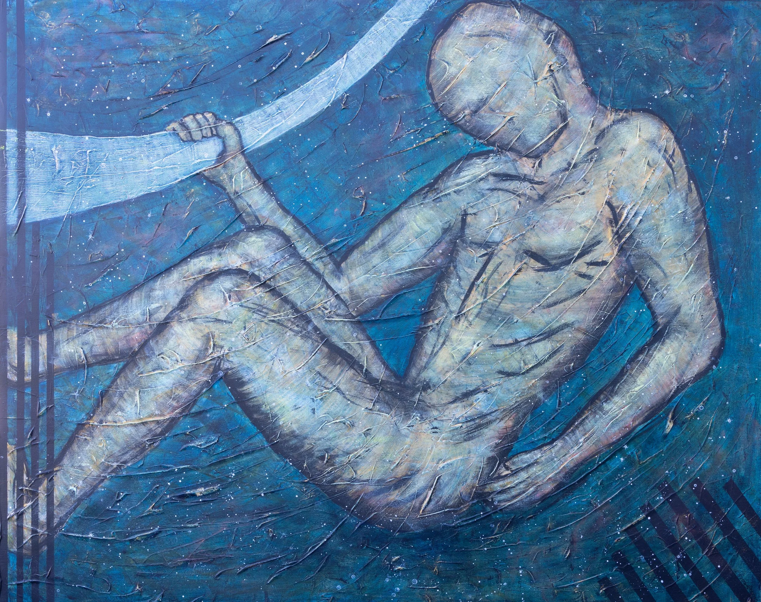 Holdepunkt II 80x100 cm
Akryl på lerret. 8000kr 