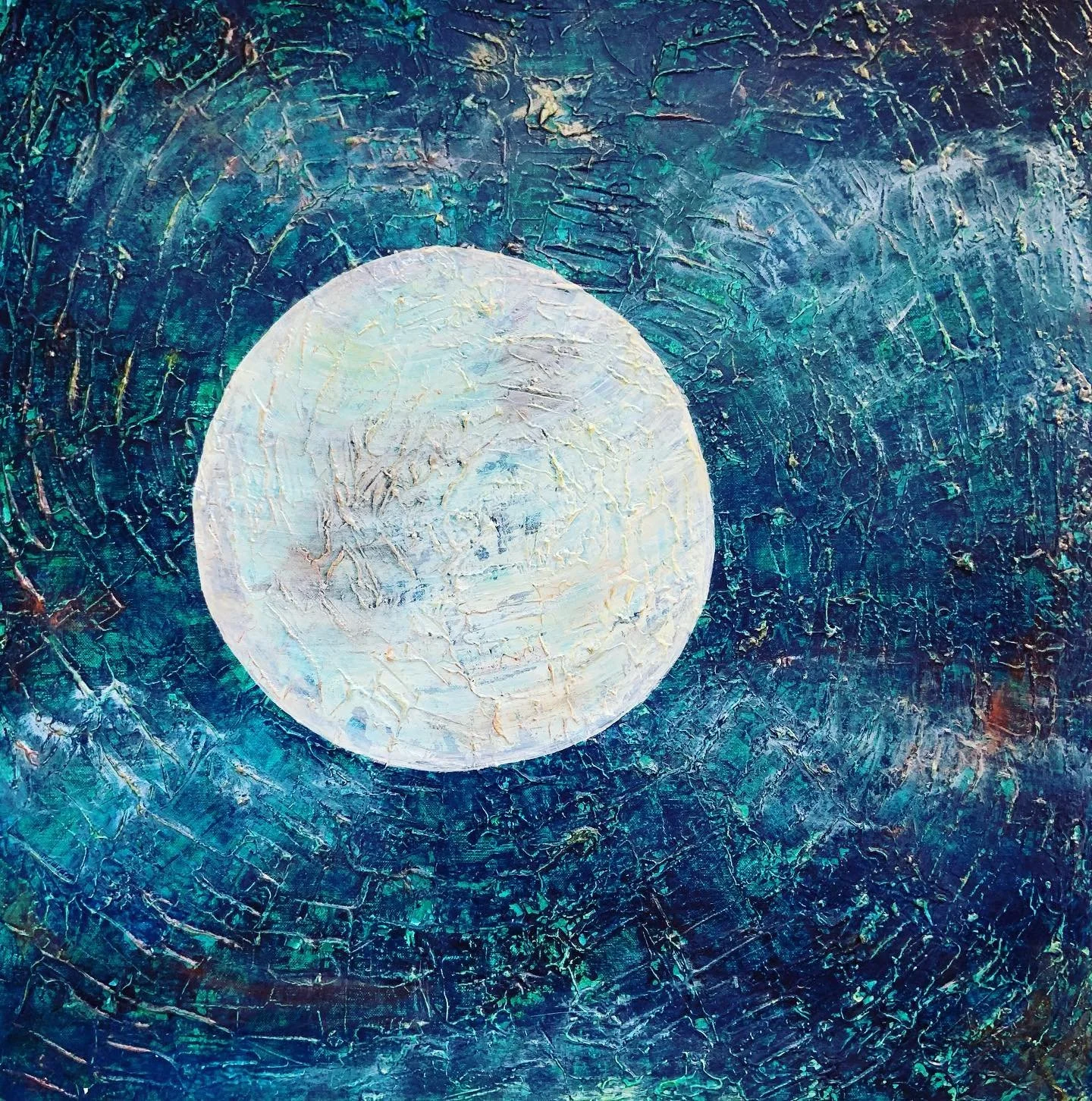 Full moon 60x60 cm
Akryl på lerret. 5000kr