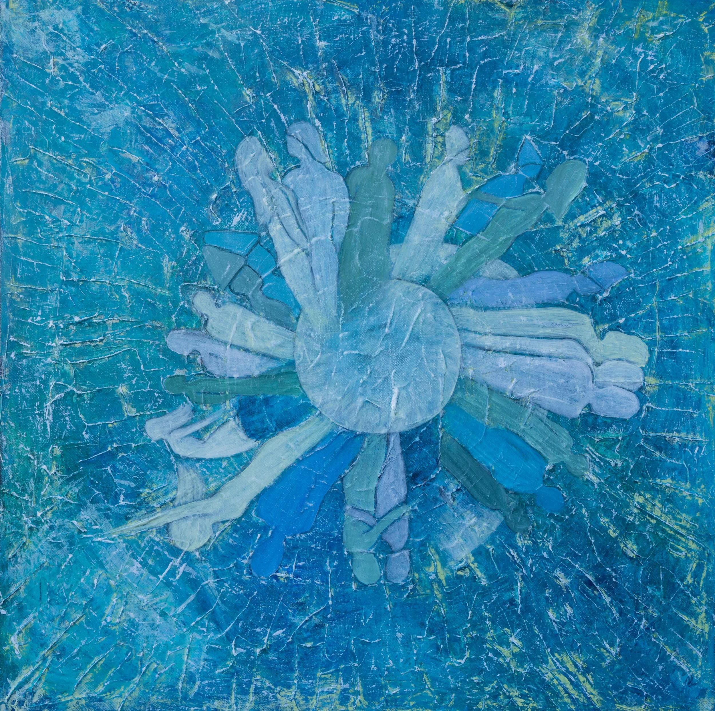 Circle of life 60x60 cm
Akryl på lerret. 4000kr 