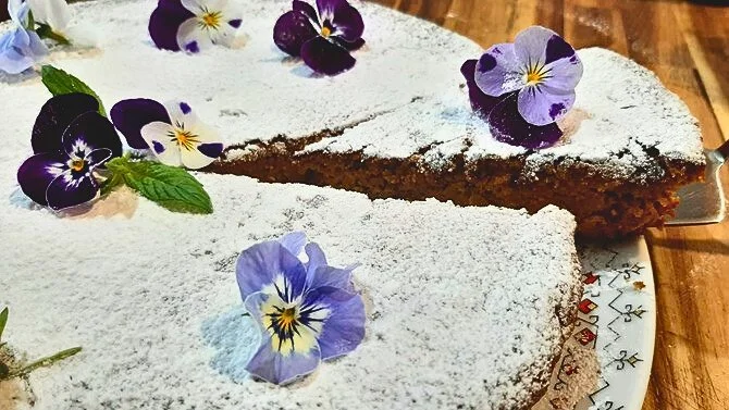 Tartă cu nucă sau migdale (fără făină)